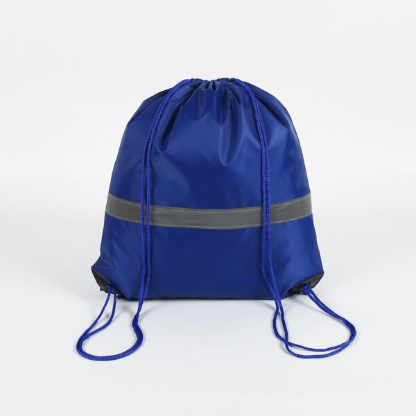 Sport gym navy blank different colors plain recycled drawstring bag