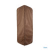 Custom brown foldable duffle suit dust garment bag dress clothing cover for wedding