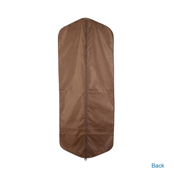 Custom brown foldable duffle suit dust garment bag dress clothing cover for wedding - Image 2