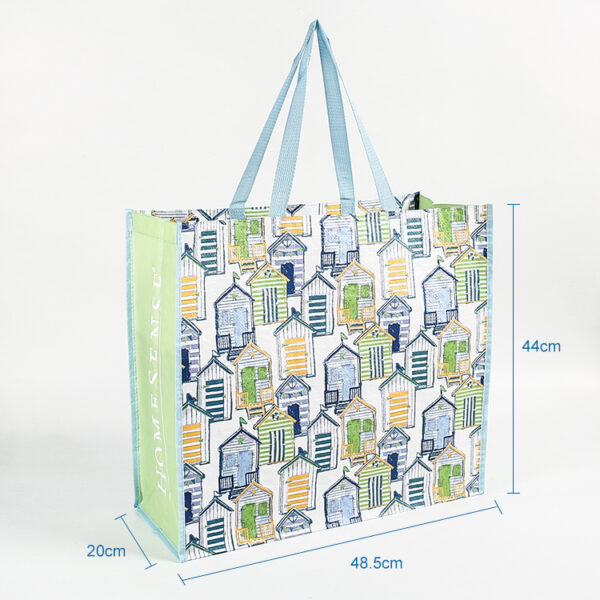 Wholesale eco friendly recycled pp woven protection color printing shopping bag - Image 3