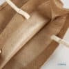 wholesale eco reusable small jute burlap tote shopping bags