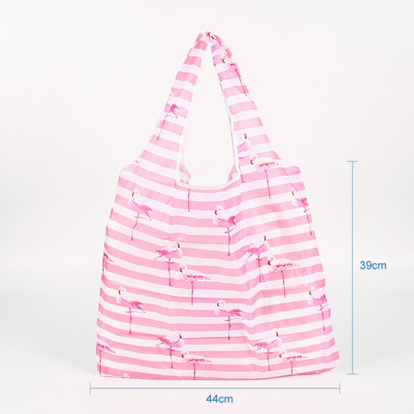 Eco friendly foldable pet reusable recycled grocery tote bags - Image 3